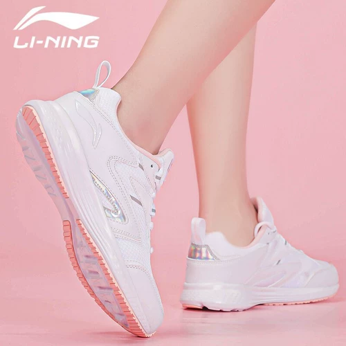 Li Ning, зимняя универсальная повседневная обувь, амортизирующие беговые кроссовки, 2023, женский стиль