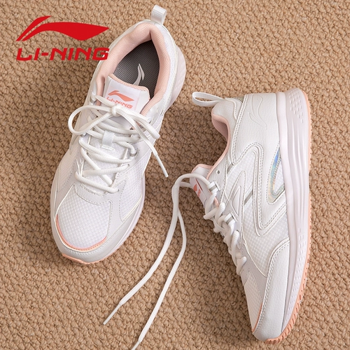 Li Ning, беговые кроссовки, амортизирующая спортивная легкая повседневная обувь, тренд сезона, женский стиль
