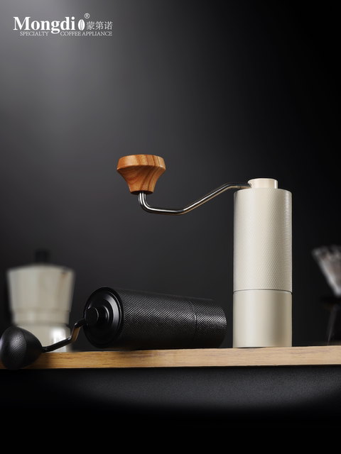Mongdio Manual Coffee Grinder Steel Core Hand Grinder Coffee Machine Manual Coffee Bean Grinder Italian Coffee Grinding