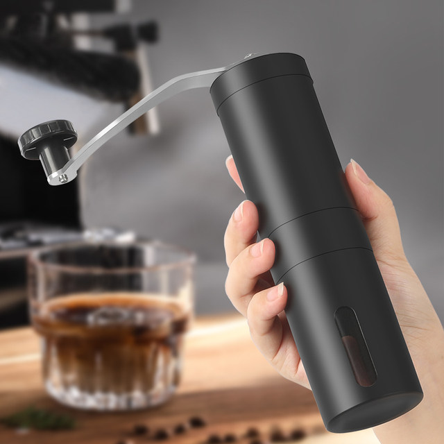 Portable Coffee Bean Grinder, Small Hand-Cranked Coffee Grinder, Household Coffee Grinder, Powder Grinder