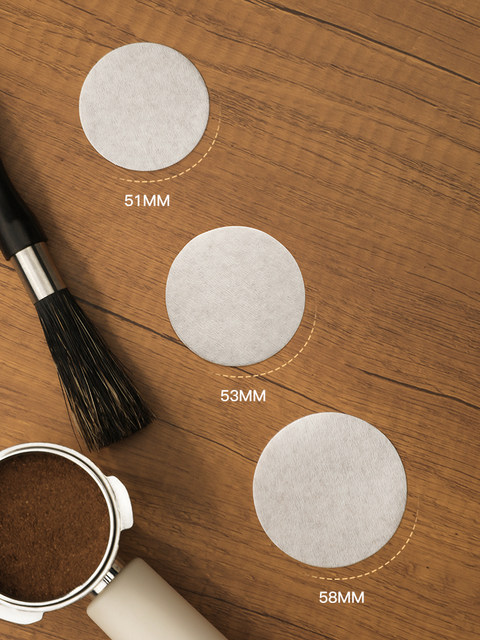 Coffee Machine Filter Paper, Powder Bowl Filter Paper, Coffee Handle Filter Paper, Coffee Filter Paper, Round 51/53/54/58mm Universal