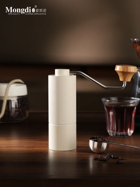 Mongdio Manual Coffee Grinder Steel Core Hand Grinder Coffee Machine Manual Coffee Bean Grinder Italian Coffee Grinding