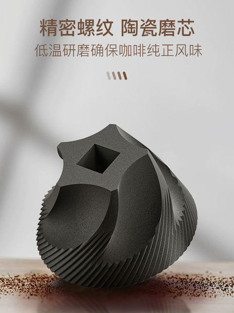 Mongdio Electric Coffee Grinder, Small Household Manual Coffee Grinder, Hand-Operated Grinding Tool