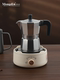 Mongdio Moka Pot Home Coffee Brewing Set Italian Espresso Extraction Coffee Machine Manual Coffee Grinding Equipment