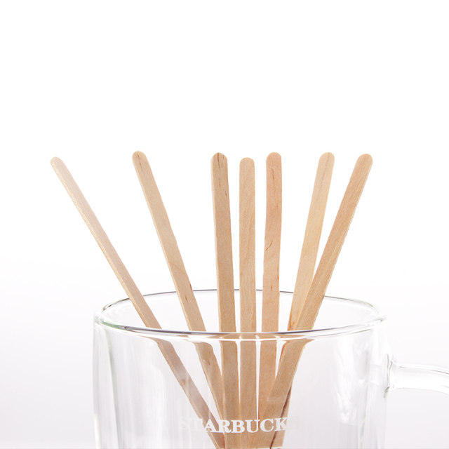 Individually Packaged Stirring Sticks, Disposable Wooden Stirring Sticks, 14cm Coffee Wooden Coffee Stirring Sticks, 500 Pieces