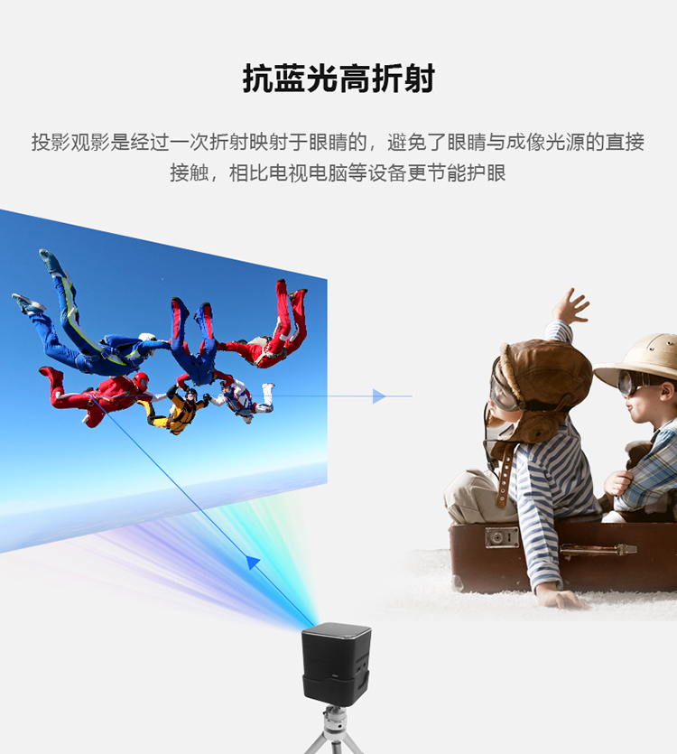 Ou Ruimai P6 Điện thoại di động Apple có màn hình siêu nhỏ máy chiếu không dây wifi máy chiếu mini gia đình nhỏ