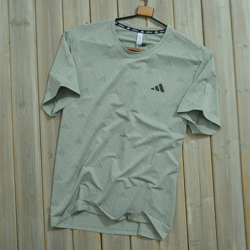 Summer Adidas Quick-Drying Short-Sleeved Men's Classic Solid Color Half-Sleeved Loose Large Size Casual Sports Training T-Shirt Summer Adidas Quick-Drying Short-Sleeved Men's Classic Solid Color Half-Sleeved Loose Large Size Casual Sports Training T-Shirt