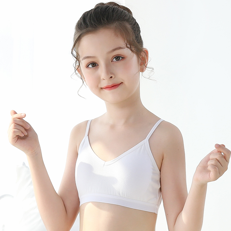 Girls' underwear development period Primary School students summer 10 anti-bump vest 12 children 13-year-old girl sling bra