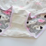 Эластичные высококачественные милые детские трусы, дышащее комфортное нижнее белье, штаны, из ворсистого хлопка, подходит для подростков