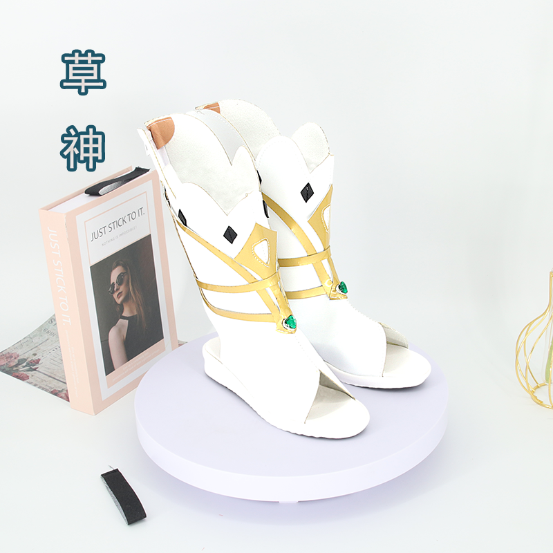 Оригинальная God Game COS Обувь Маленькая благоприятная Трава Бог COSPLAY Лоло Накси Обувь Сладкий портрет Двухмерная аниме обувь Настройка
