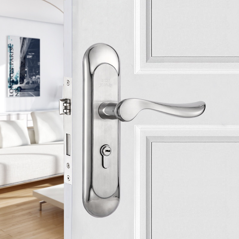 Large 50 door lock indoor bedroom door lock indoor wood door lock 140mm door handle solid wood door lock lock