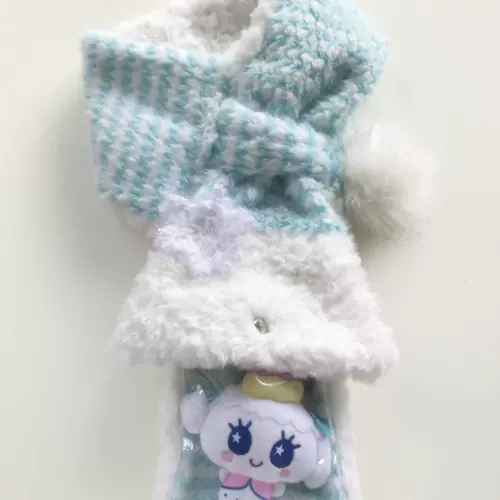 Оригинальный пушистый шарф-иглу CUTEOOU с блестящими снежинками ручной работы. Зимой из шарфа выпадают волосы. Пожалуйста, не фотографируйте.