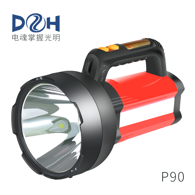 Electric soul portable searchlight Strong light rechargeable waterproof remote LED home outdoor high power long-range outdoor light