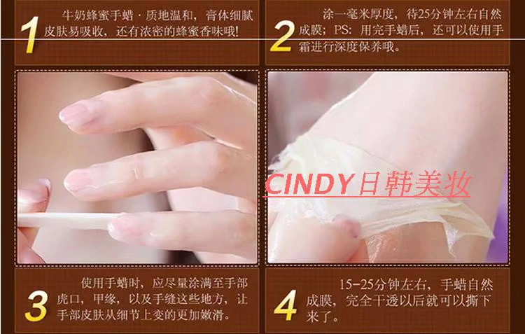 Hand Booy Love và bánh mì nướng sữa mật ong Tẩy tế bào chết Sáp dưỡng trắng tay Mặt nạ dưỡng ẩm chăm sóc tay