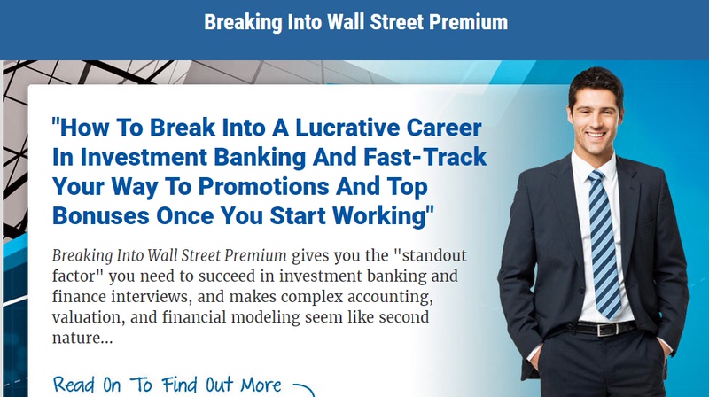 Break/Breaking into Wall Street/Wallstreet Biws Investment Banking Interview Finance
