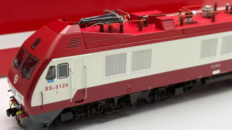 In-Stock Kukepig Train Model Ss9G Shaoshan 9 Modified Electric Locomotive Alloy Model 1/87 Dcc Digital Version