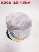 Anti-static cap large cap nv gong mao blue white fang jing dian qi dust wu chen mao jie jing mao dust