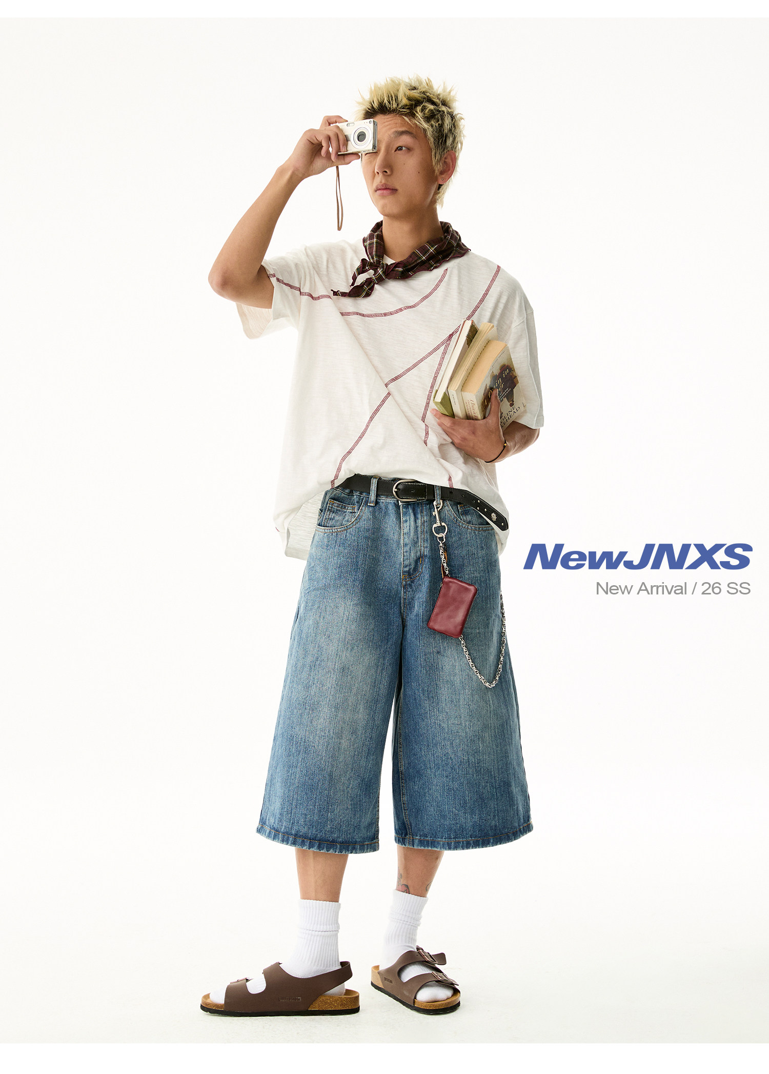 New JNXS 170g Loose Cotton Tee