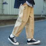 江南先生 Японские ретро осенние штаны, повседневные брюки