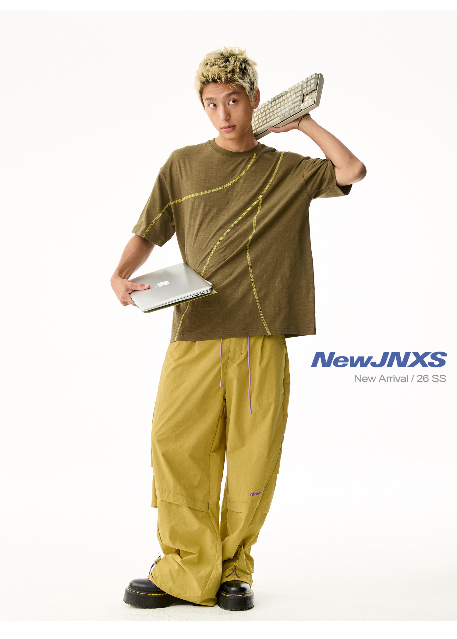 New JNXS 170g Loose Cotton Tee
