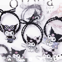Kulomi hair rope head rope black cute cartoon Net red ins Wind germination clip bangs Hairband tie hair band