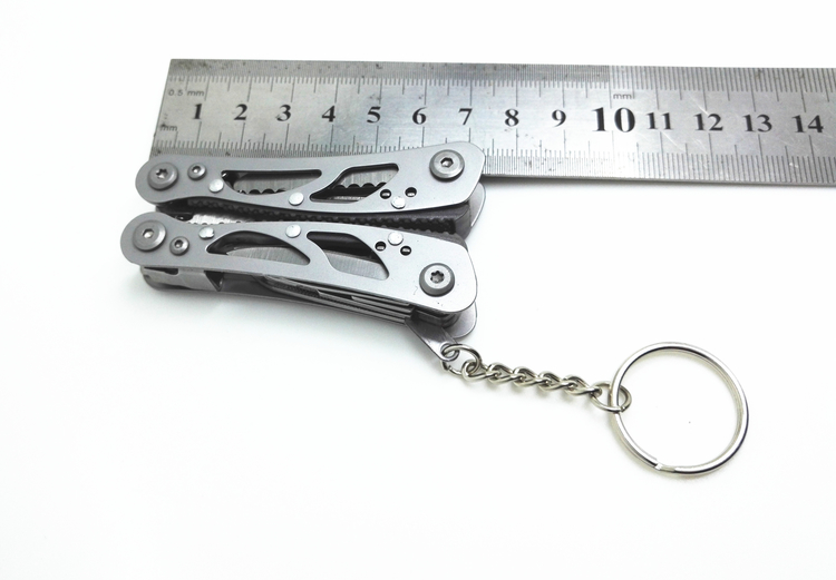 Mini Keychain Đa chức năng Món Quà Kết Hợp Ngoài Trời Di Động Đa mục đích Kìm Tool Pocket Công Cụ Kìm