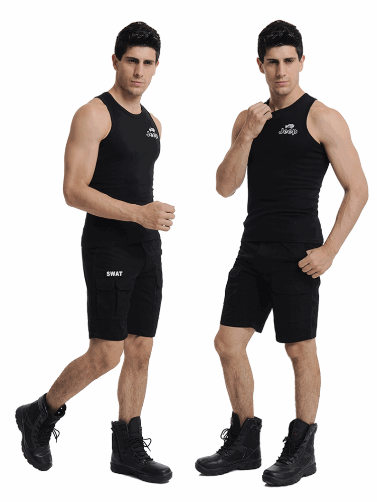 Quân đội hoang dã ngoài trời lĩnh vực giải trí ngoài trời quần áo nam mới cotton bó sát căng vest mỏng liệt kê mới - Những người đam mê quân sự hàng may mặc / sản phẩm quạt quân đội bộ quần áo rằn ri nam