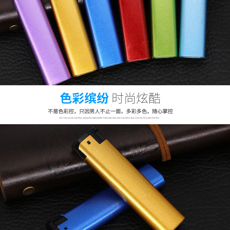 Quảng cáo bật lửa nhẹ bán buôn được thiết lập để thực hiện một tùy chỉnh in ấn quảng cáo một lần - Bật lửa bật lửa dupont
