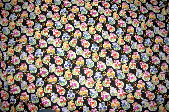 Tự làm vải vải retro sọ màu Mỹ giá xuất khẩu bông handmade của một nửa chiều rộng mét 125 vải thun giá rẻ