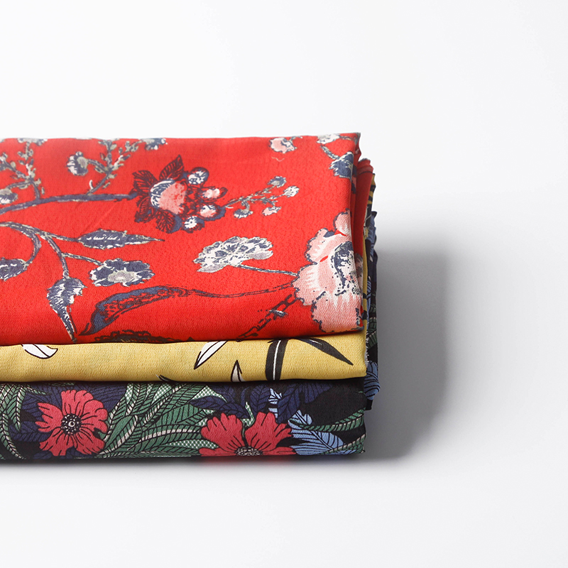 Thời trang handmade vải tự làm Hoa loạt Fuli Zou In Một nửa giá vải may quần tây nữ