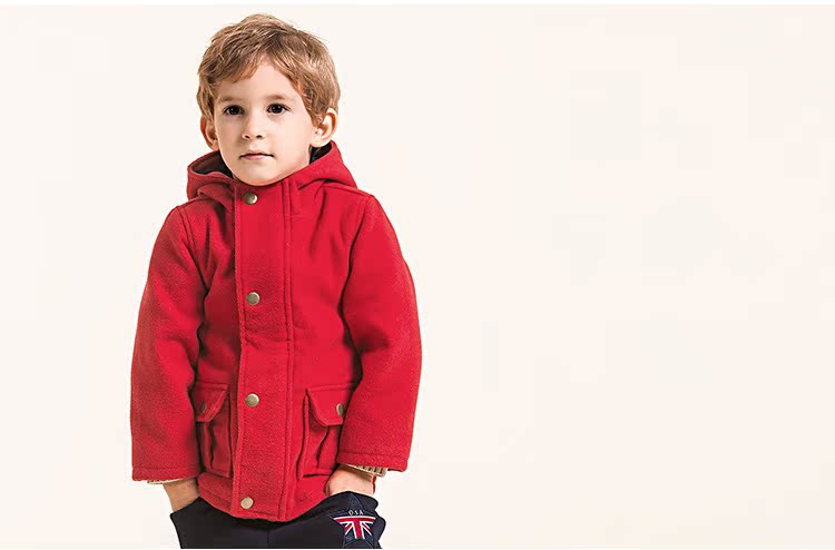 Manteau pour garcon en mélange - Ref 2161373 Image 21