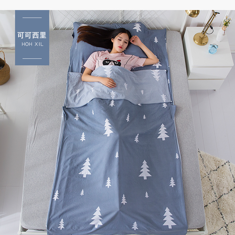 Khách sạn bẩn túi ngủ du lịch tấm du lịch khách sạn di động trong nhà chống bẩn quilt người lớn duy nhất sản phẩm ngoài trời