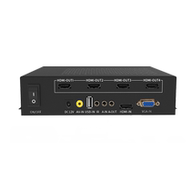 LCD TV splicing box 1 in 4 6 9 12 out 4K high definition large screen control multi-picture splicing processor