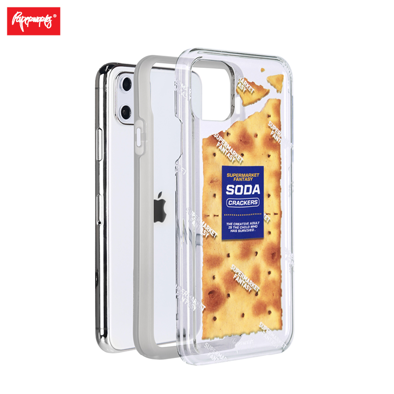 PAPERWORKS] Original soda cake pattern iPhone11proXsMax full edge mobile phone Protective case