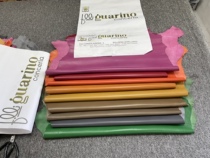 Italian flaguarino multi-color plain nappa sheepskin genuine leather material about 0.9mm soft