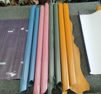 Italy Bonaudo glossy plain box calf calf leather material 0 9-1mm