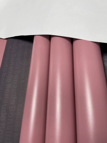 Италия Bonaudo Pink Flat -полосатая лапша коробка коробка теленка из кожа кожа кожа около 1 мм.