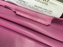Italy imported pink purple plain nappa sheepskin leather leather 0.9-1mm soft