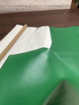 Italy imports green plain nappa lambskin genuine leather leather leather 1-1 1mm metasoft