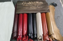 Italian ANTIBA multi-color vegetable tanned goatskin leather leather material is very strong