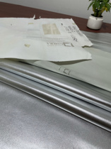 Italian gaiera silver plain nappa sheepskin genuine leather 0 9-1mm soft