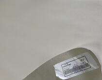 Spanish Fontanellas & Marti white plain cowhide Genuine leather around 1.7mm Moderate slightly straight