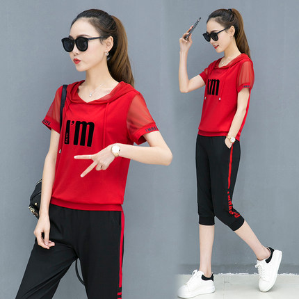 秋天套装女卫衣两件套2018新款时尚运动服装