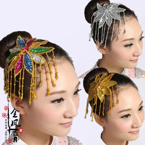 Аксессуар для волос, блестки для ногтей, этнический классический современный костюм