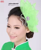 Peacock Blue Sem -Circular Lotus Leaf Green 99