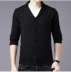 Mùa đông mới trung niên nam áo len cashmere cổ chữ V dày cha áo len lỏng áo len áo len nam hàn quốc Cardigan