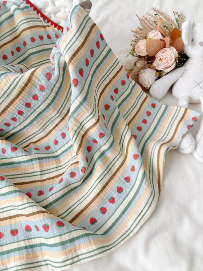 Korean Style Sweet Printed Women's Summer Camisole Baby Cotton Gauze Nightdress 2025 New Model Can Be Worn Outside Home Dress