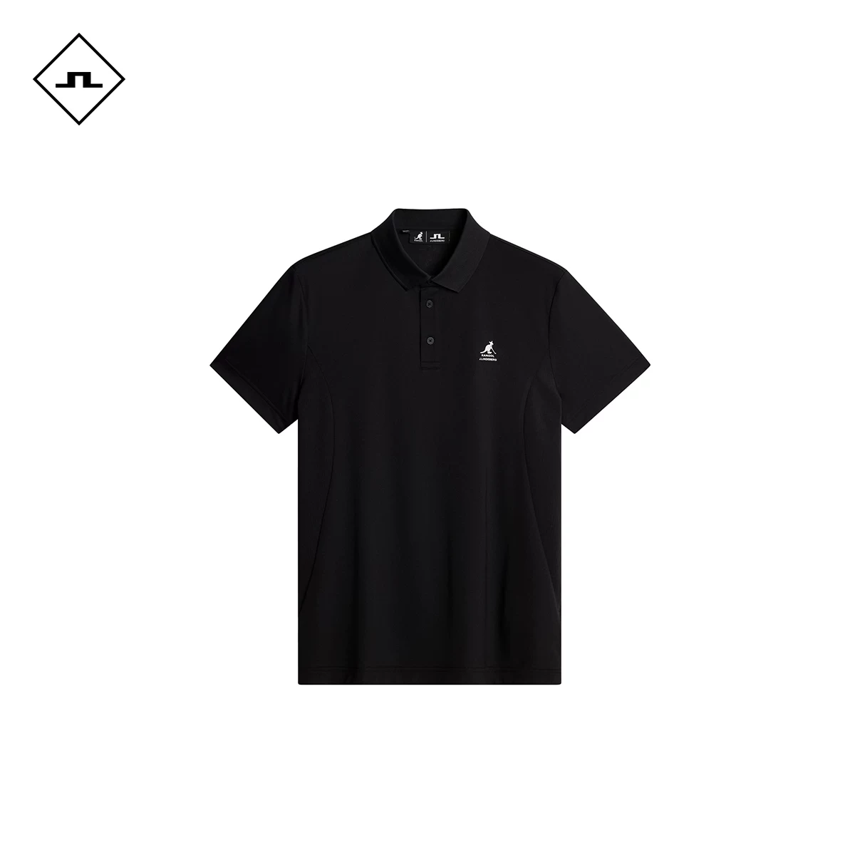 Jinlindberg ко-брендинг POLO рубашка JLINDEBERG короткие рукава отделка лацкана рубашка для гольфа спорт и досуг