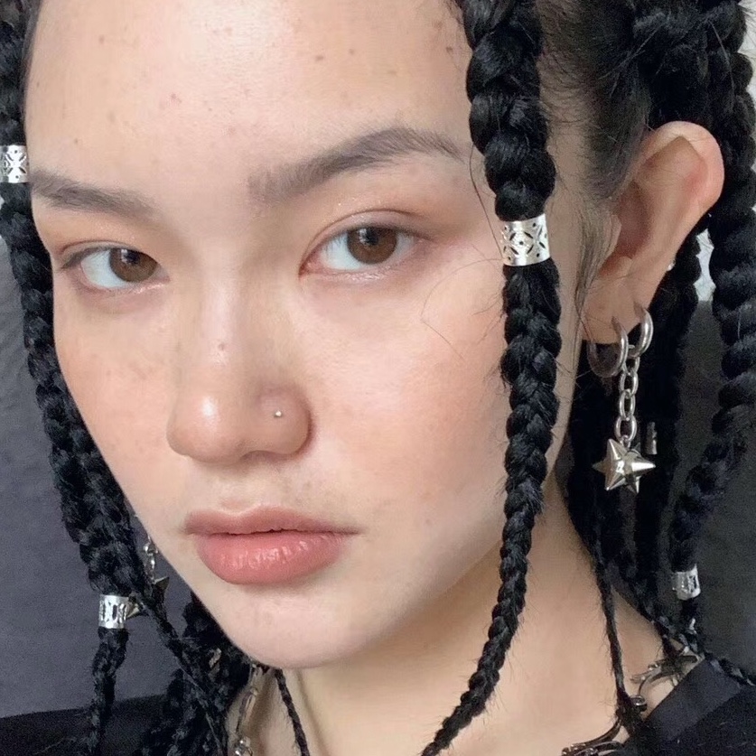 鎮痛剤 - 国際基準チタン低アレルギー性ダイヤモンドノーズスタッド