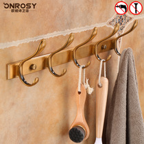 Clothes hook wall hanging European antique toilet towel adhesive hook adhesive row Hook bathroom door rear adhesive hook non-hole